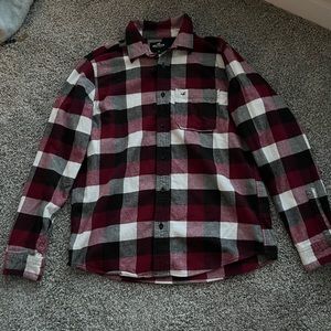 Hollister Men’s Red Flannel